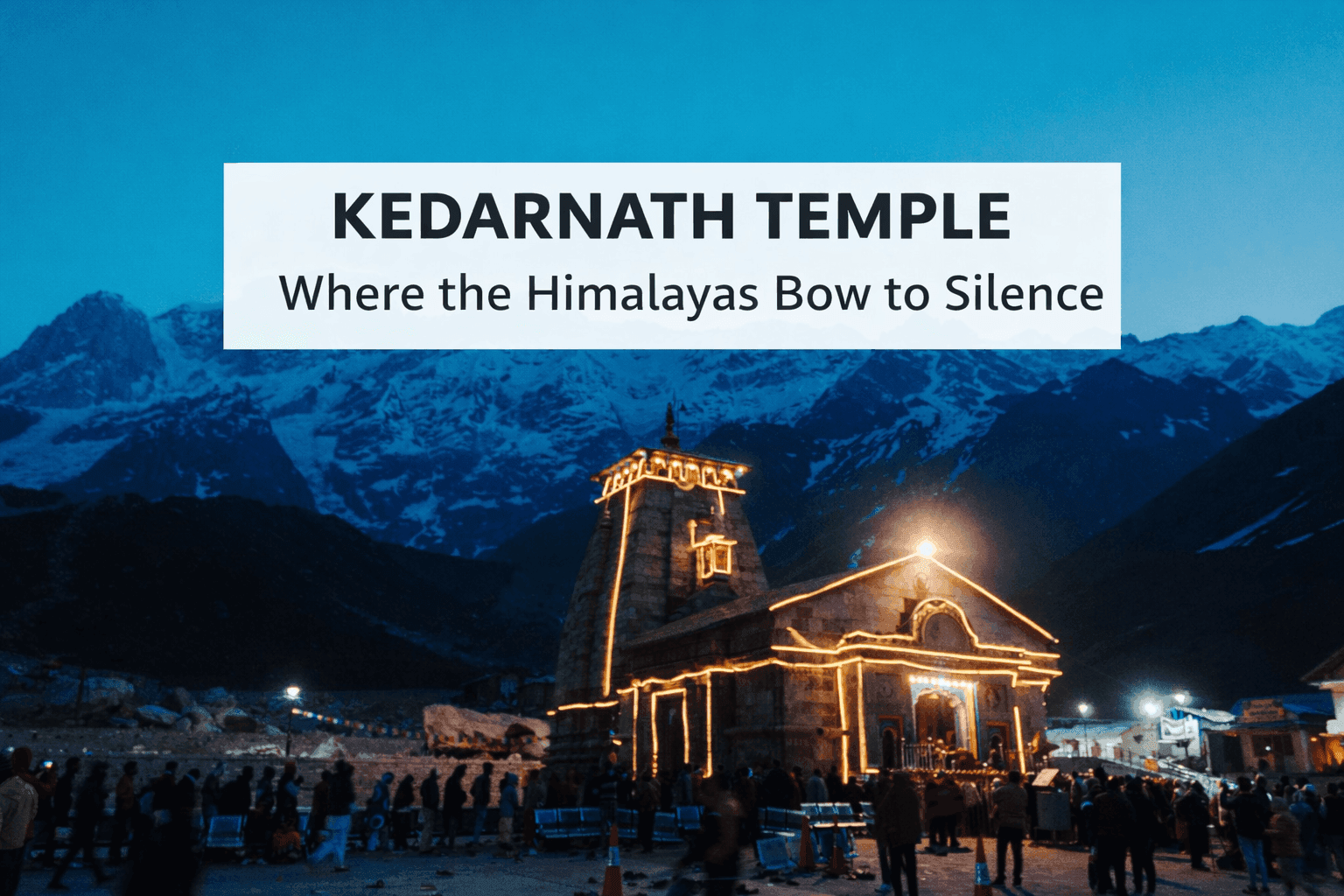 Kedarnath temple uttarakhand