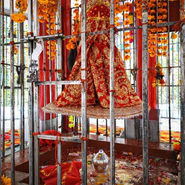 Goddesh Kali yantra inside the kalimath temple